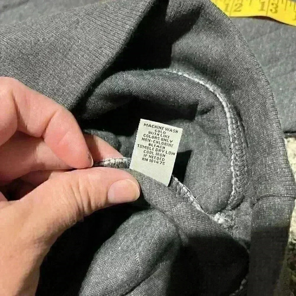 NWT Ohio State Buckeyes Sweater Quilted Pullover 1/4 Snap Gray Men’s Size Small - Picture 10 of 11